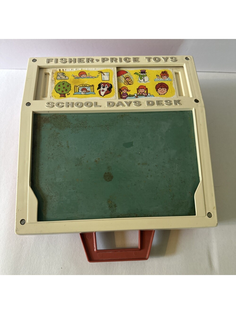 Vintage 1972 Fisher Price School Days Desk Tray
